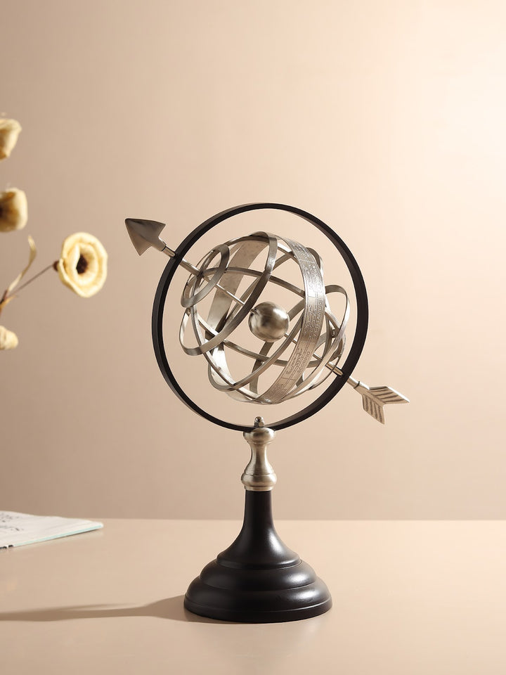Expobazaar Astral Silver Metal Globe