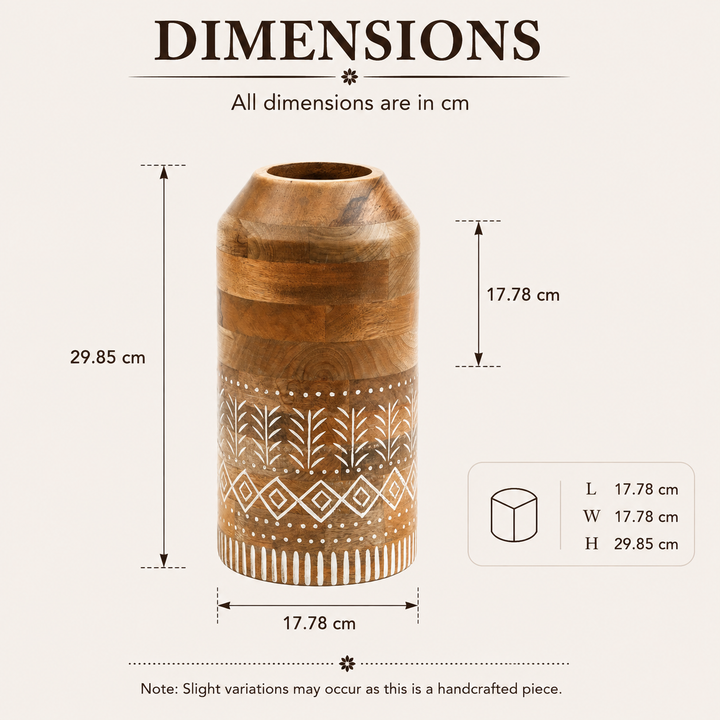 Rooh Decorative Flower Vase Small