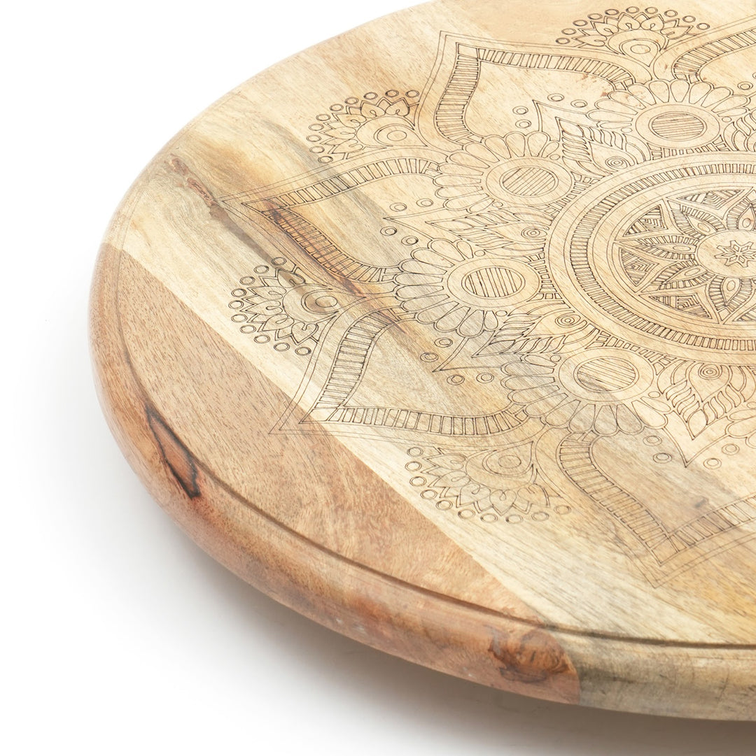 Mandala Rotating Serving Lazy Susan