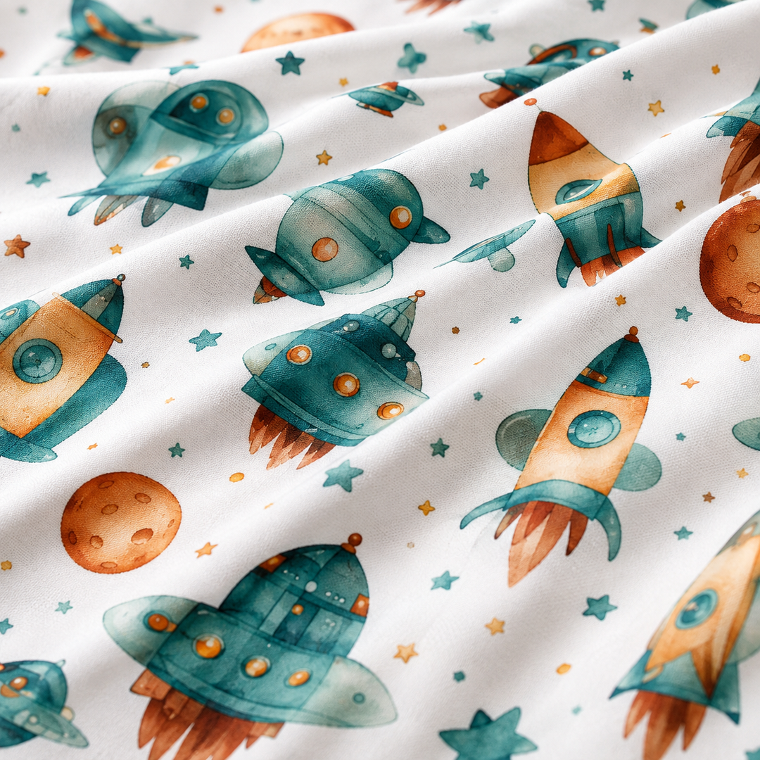 Kids Bright Animal Print Bedsheet