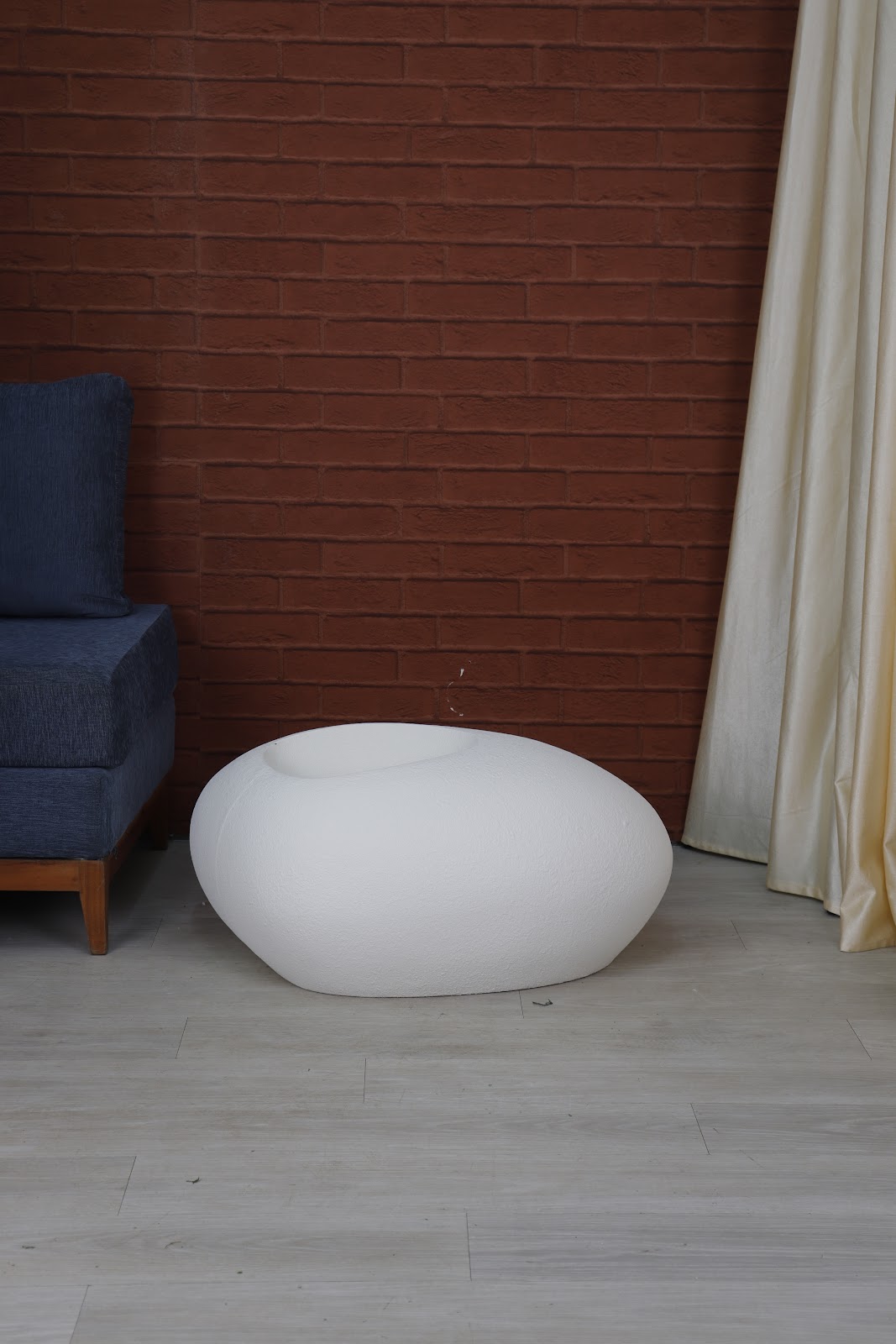 Expobazaar Modern PebbleForm FRP Small Planter