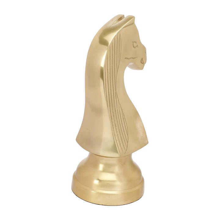 Expobazaar Chess Horse Gold Showpiece