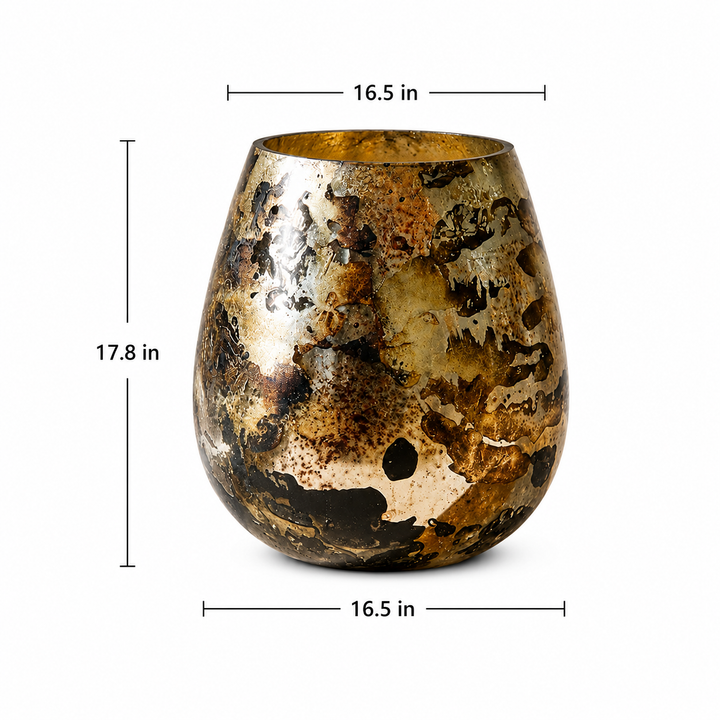 Glass Candle Holder