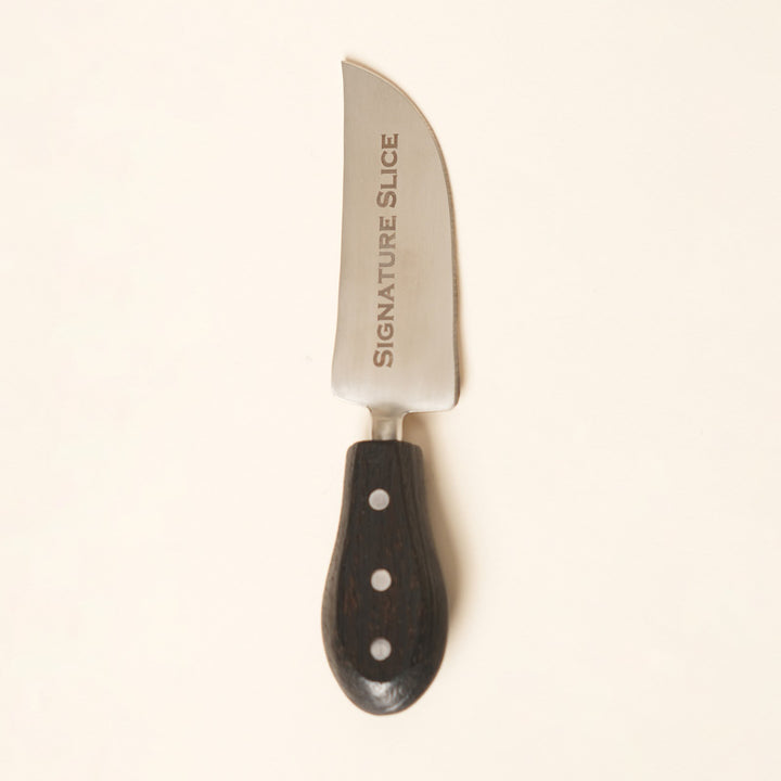 Cheese knife and spreader serving set