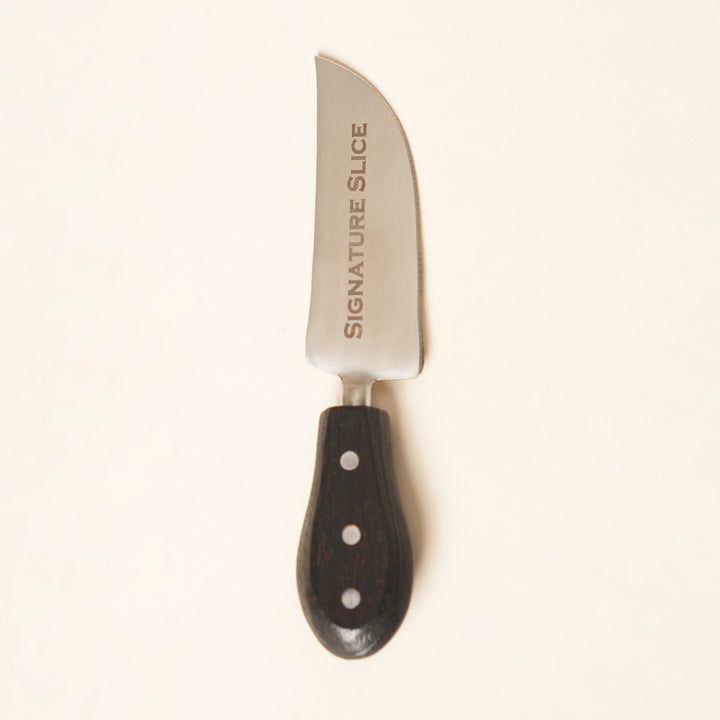 Cheese knife and spreader serving set
