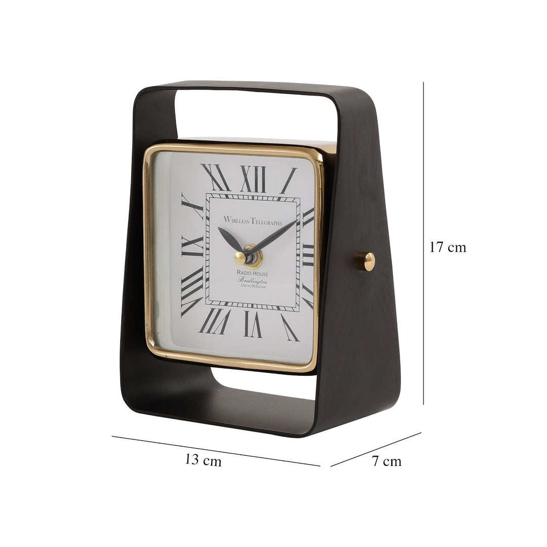 Expobazaar White Square Table Tempovista Clock