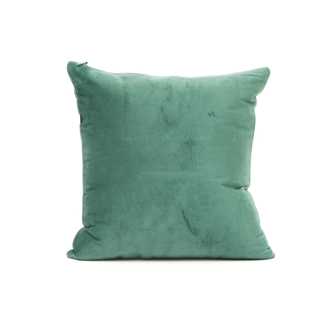 Rakhi Embroidered Velvet Cushion 30 cm, #FOREVER, view 3