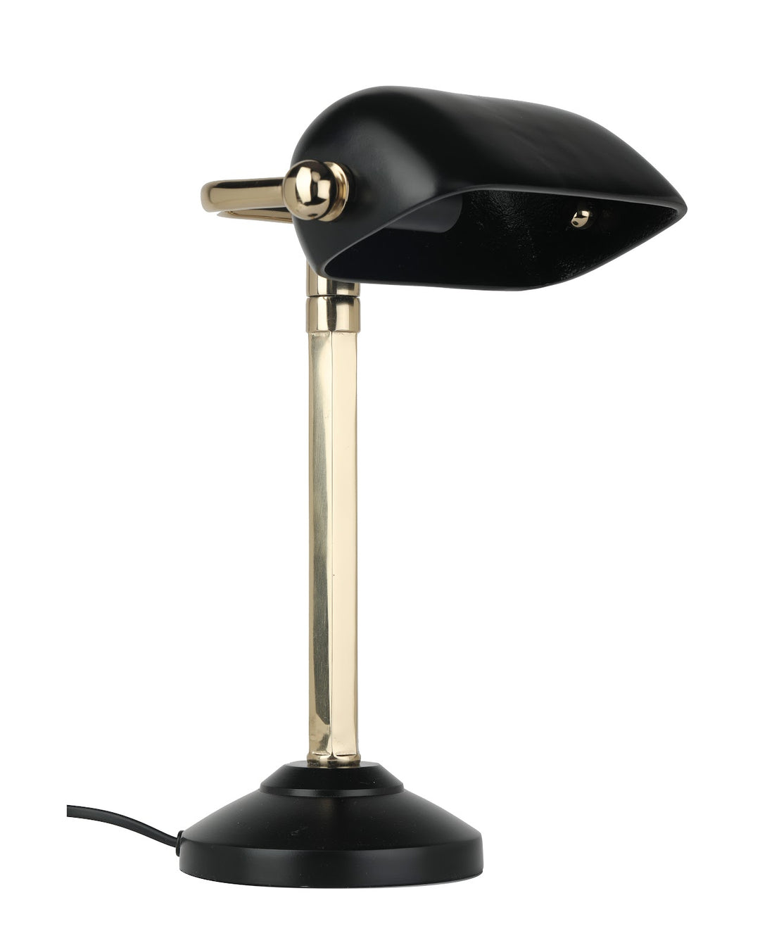 Expobazaar Handcrafted Black Banker's Adjustable Lamp