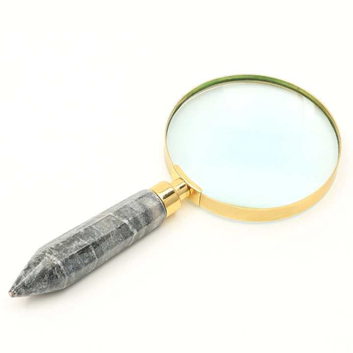 Rickon Marble Handle Handheld Table Magnifier
