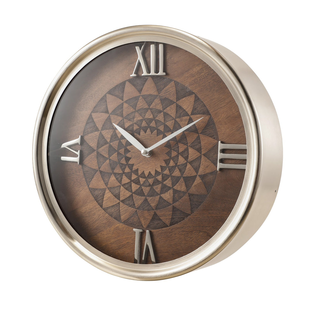 Expobazaar luxe woodcraft Wall Clock
