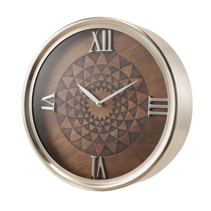 Expobazaar luxe woodcraft Wall Clock