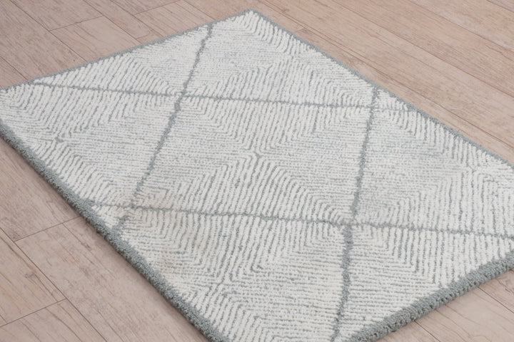 Diamond Weaves Hand-Tufted Wool Door Mat