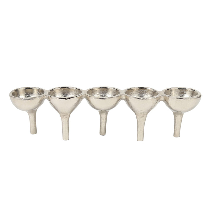 Expobazaar Rivera Candle & T-Light holder medium Silver