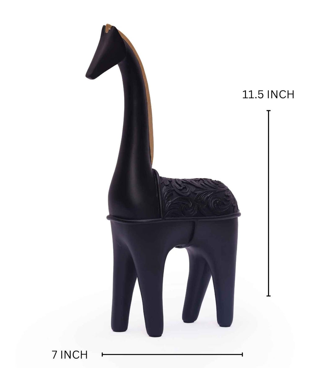 Expobazaar Modern Giraffe Resin Sculpture for Elegant Home Decor