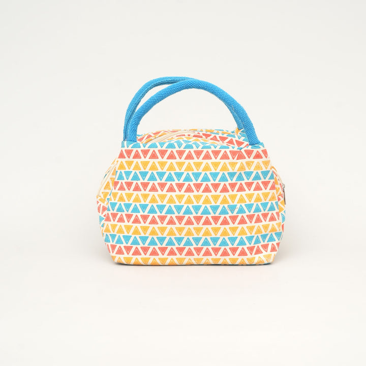 Thermal Insulated Lunch Tote, Triangle Pattern, View 3