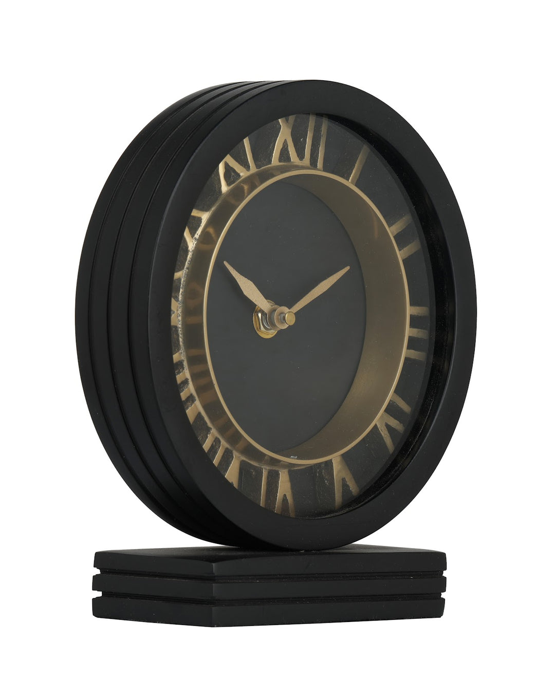 Expobazaar The Timepeice Black Table Clock