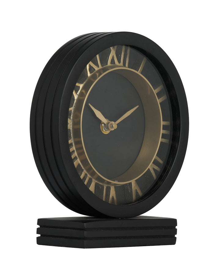 Expobazaar The Timepeice Black Table Clock