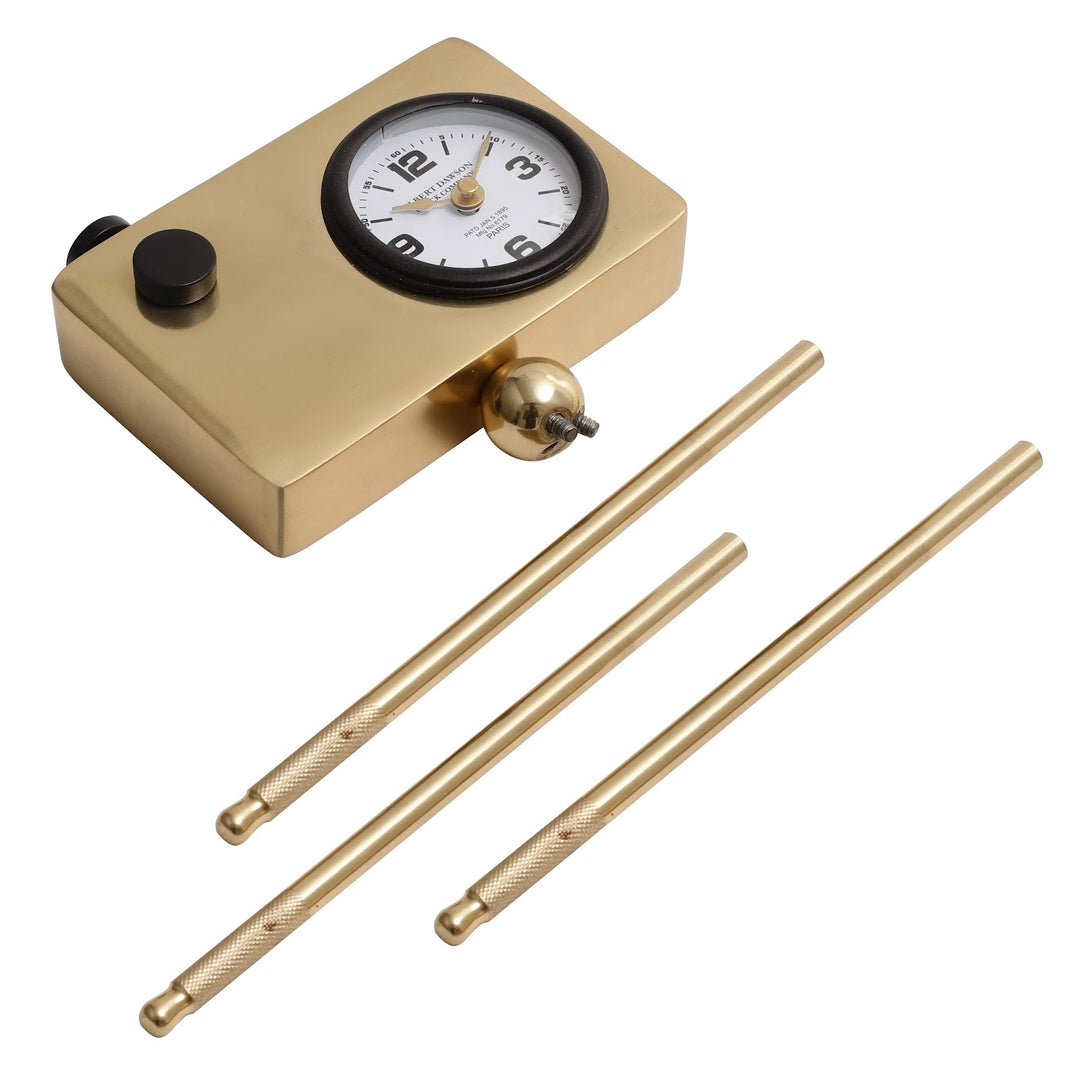 Expobazaar Cameratic Clock in Gold
