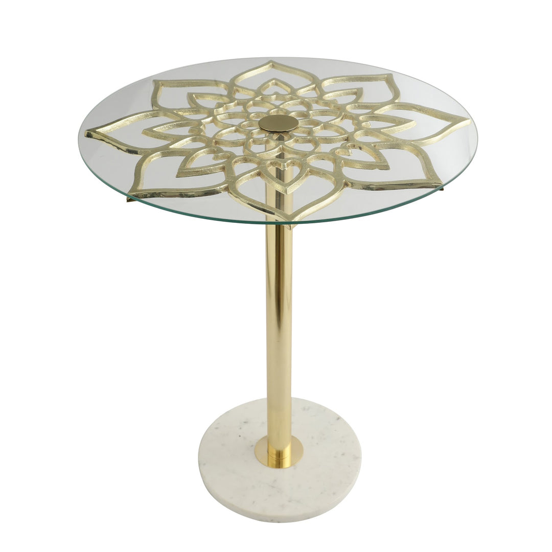 Expobazaar Eden's Flower - Gold Side Table