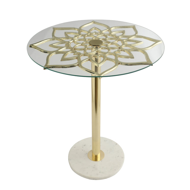 Expobazaar Eden's Flower - Gold Side Table
