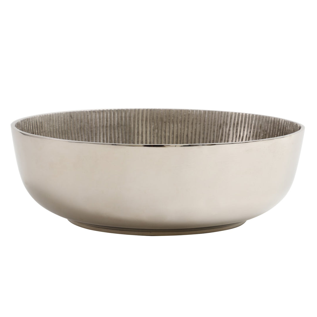 Expobazaar The Shining Silver Accent Circular Bowl