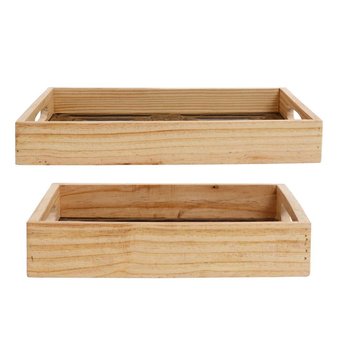 Expobazaar Hugo Brown Glass Tray