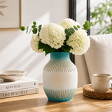 White and Sky | Glass Flower Vase