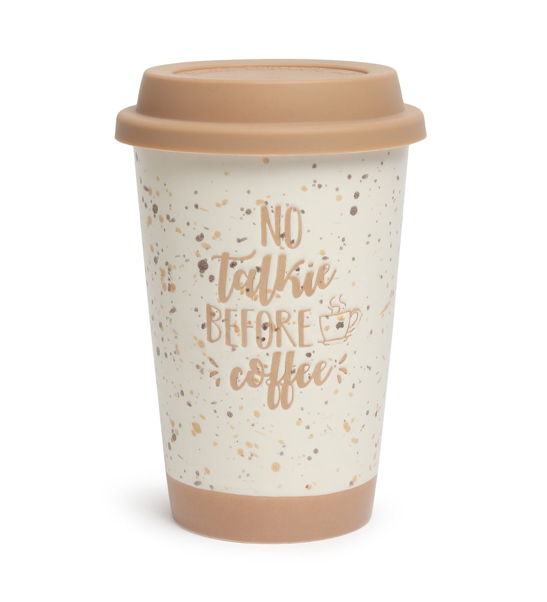 Coffee First Terrazzo Ceramic Coffee Mug Beige view 4
