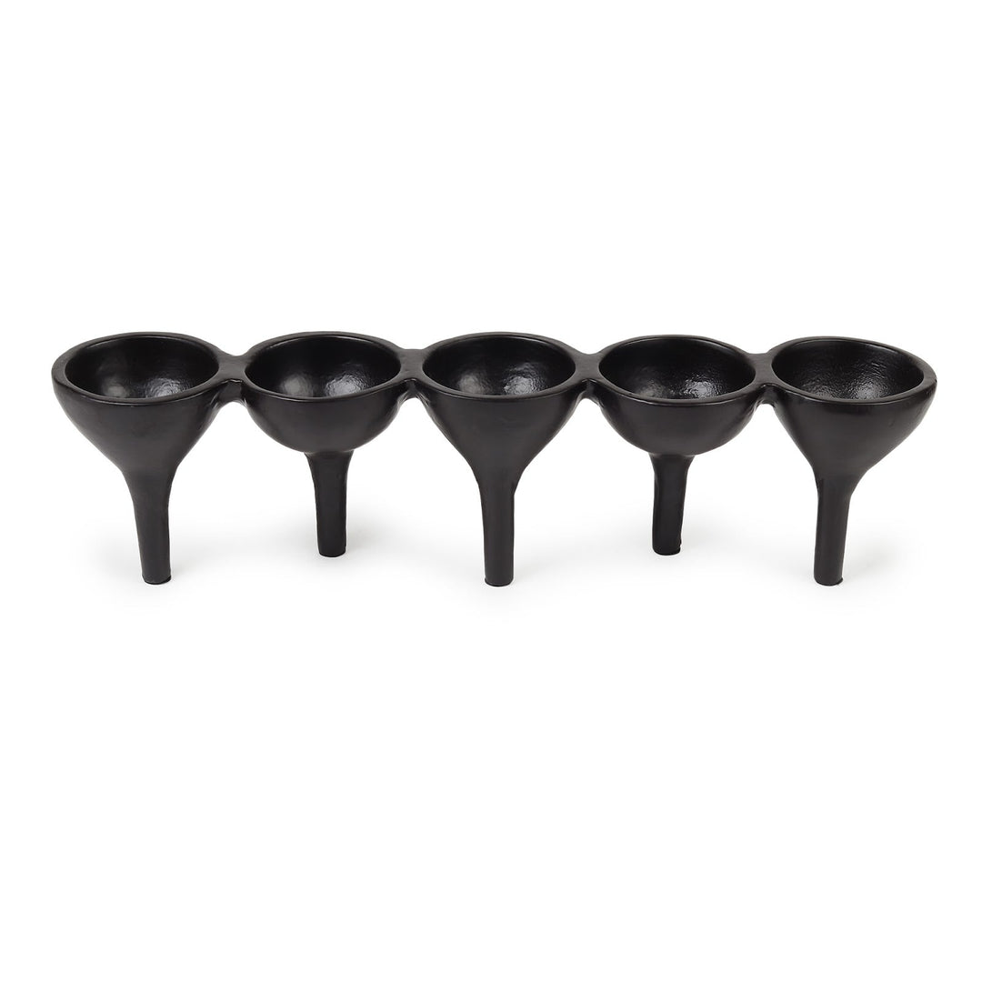 Expobazaar Rivera Candle & T-Light holder medium Black