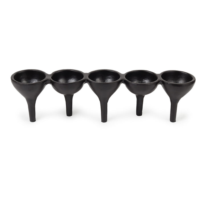 Expobazaar Rivera Candle & T-Light holder medium Black