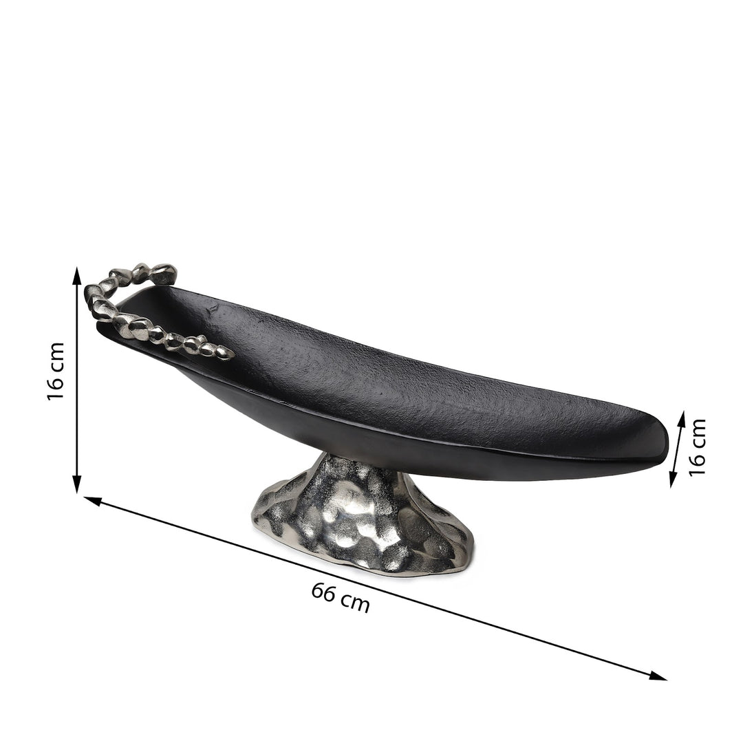 Expobazaar Stones Orivia Silver Platter Medium