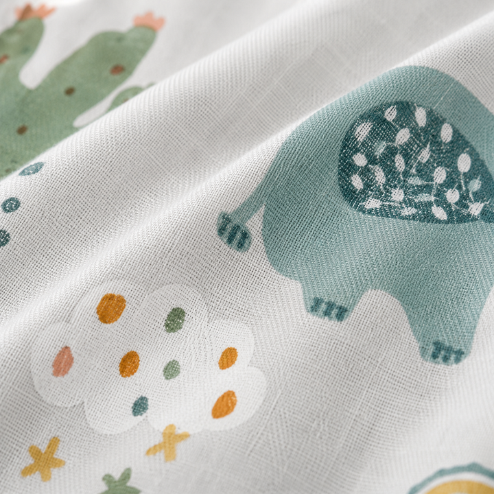Kids Playful Duck Print Bedsheet