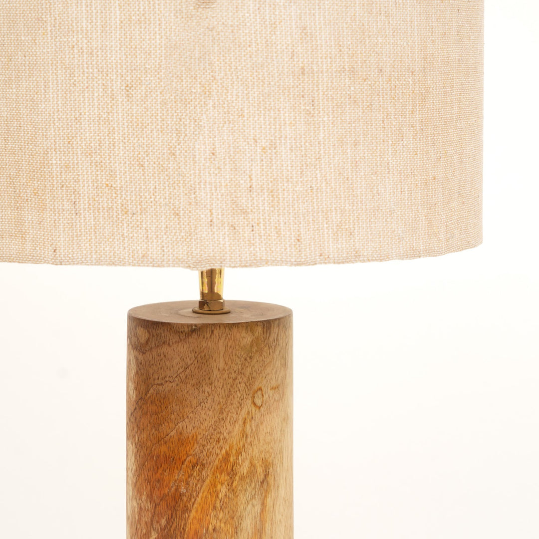 Wooden Table Lamp for Living Room & Bedroom view 4