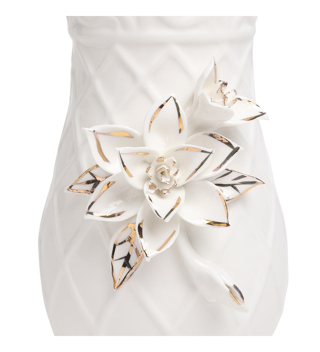 Margaux Fleur Sculpted Bloom Porcelain Vase view 5