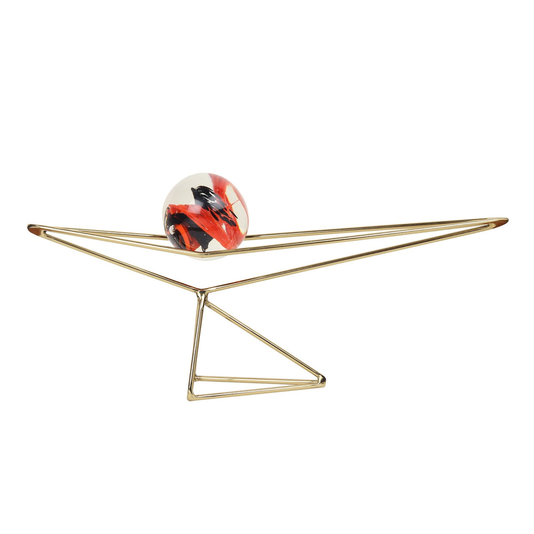 Expobazaar Orbs Triangular Nexus With Red Ball