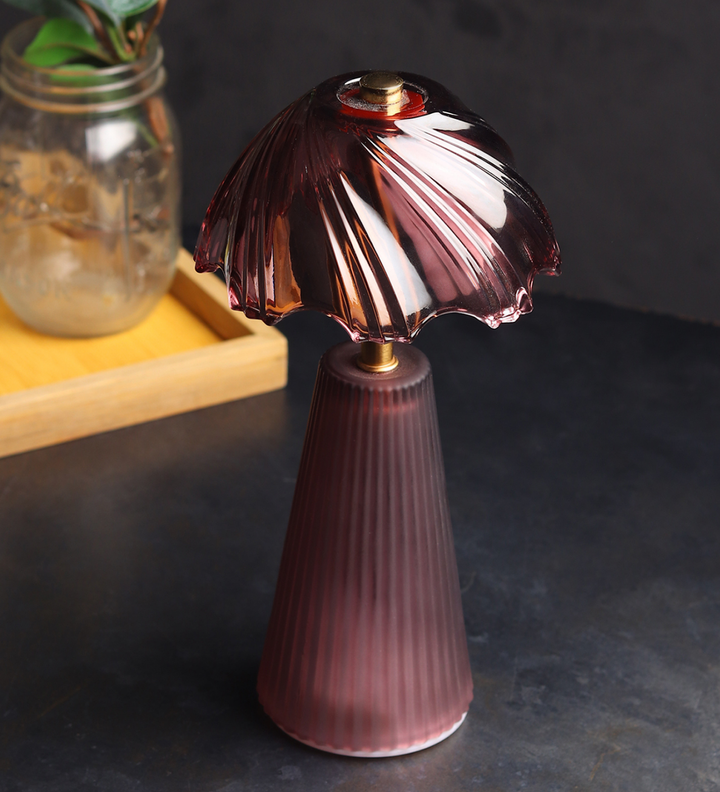 Calista Crystelle Sculpted Glass Table Lamp Style 2 view 1