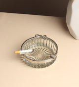 Valen's Bow Decorative Glass Ashtray for Home and Lounge view 1
