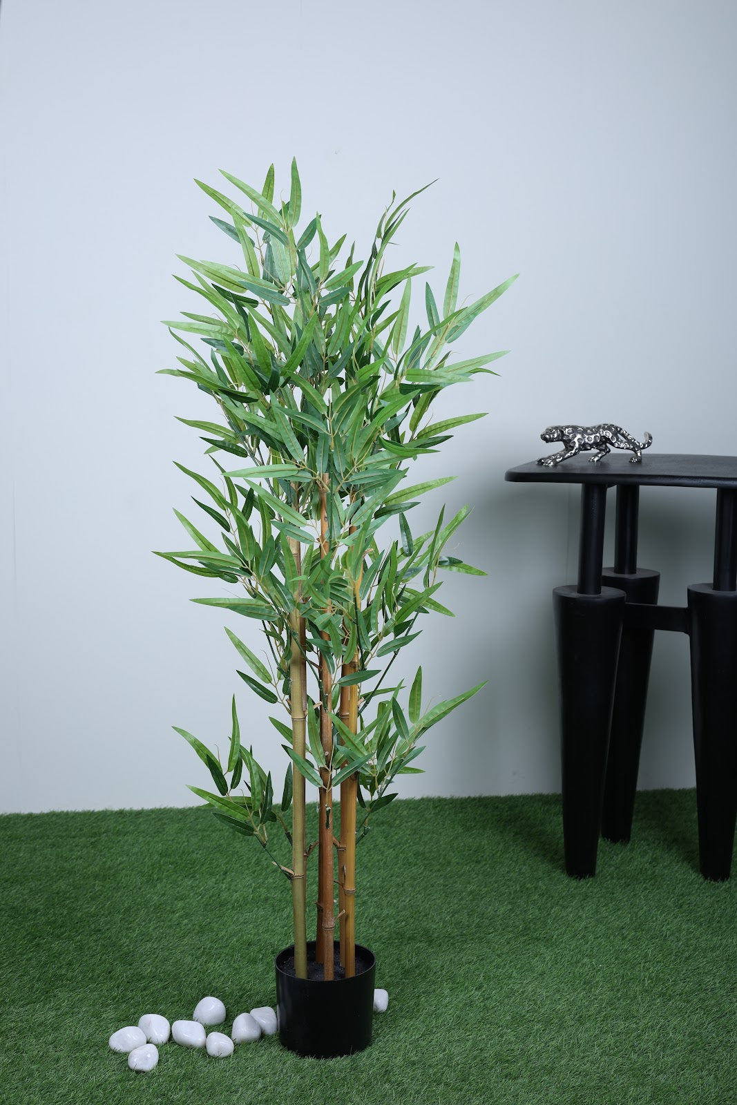 Expobazaar Tall Decorative Bamboo Plant for Contemporary Spaces With Pot