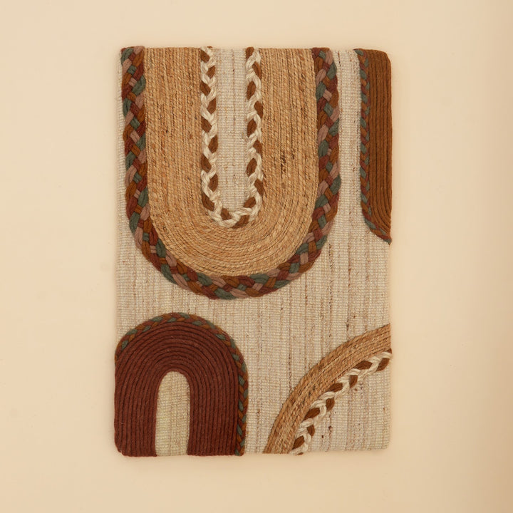 Abstract Arches Jute and Wool Wall Art, View 4