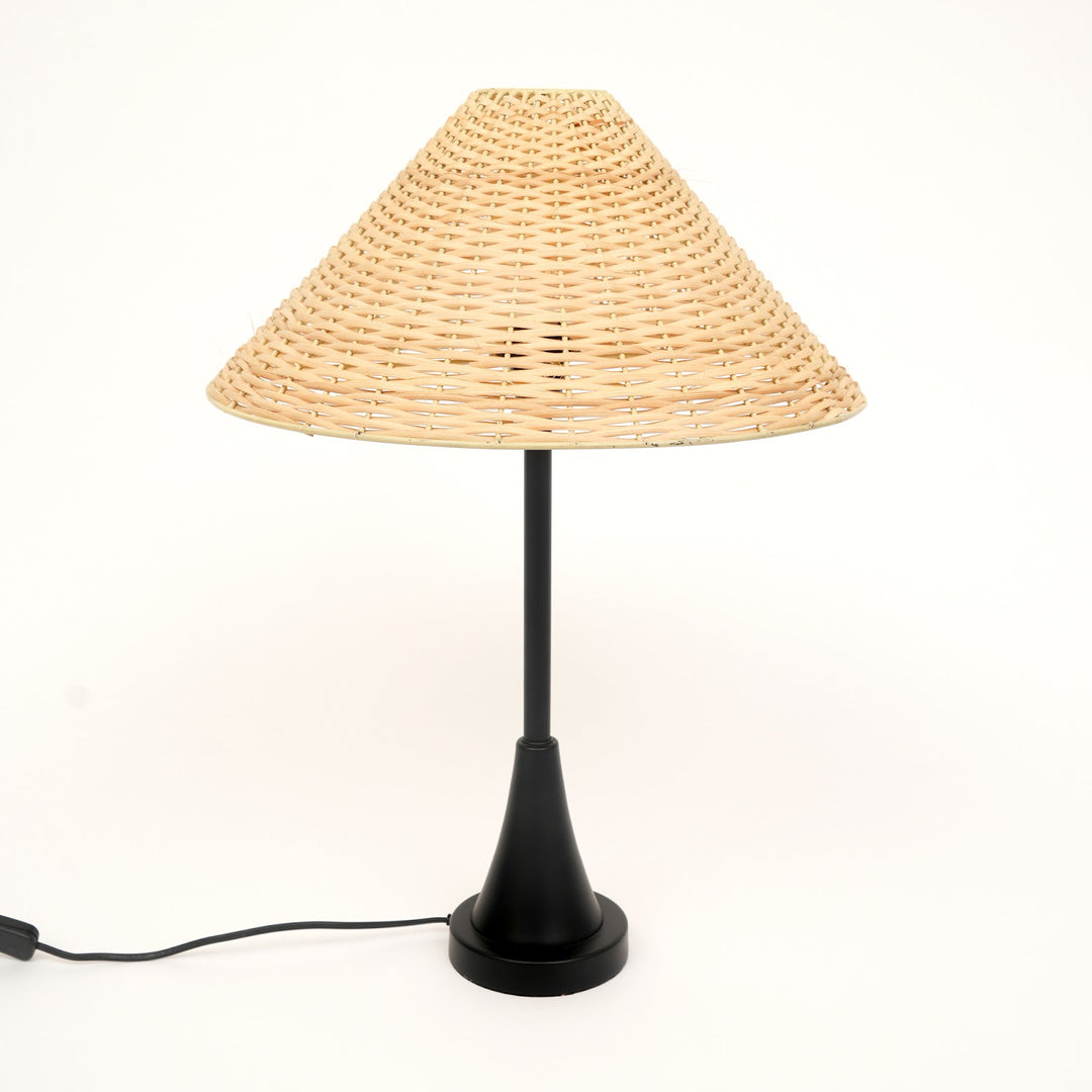 Rattan Table Lamp for Living Room & Bedroom view 2