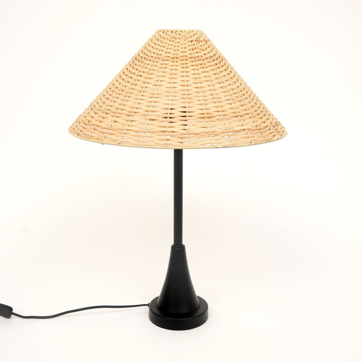 Rattan Table Lamp for Living Room & Bedroom view 2