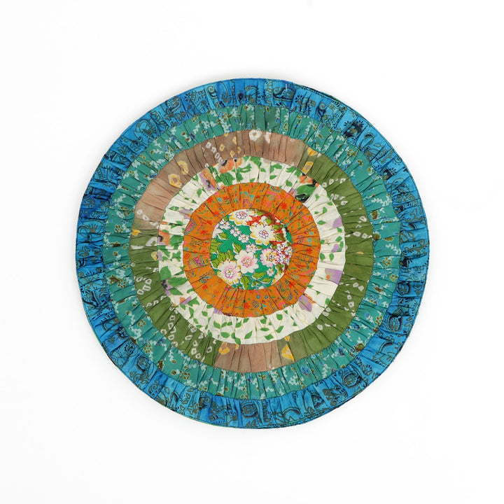 Silk Round Table Mat Set of 2, view 10