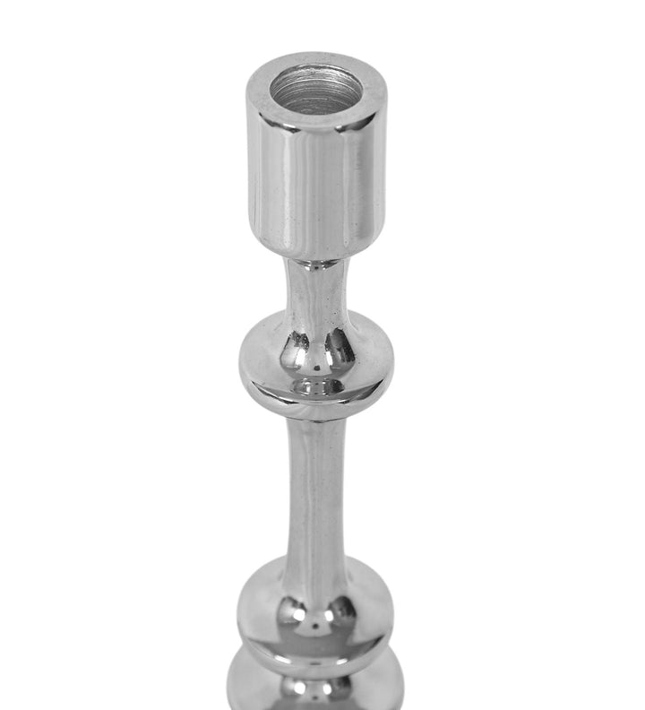 Expobazaar Aristea Silver Candle Holder Medium