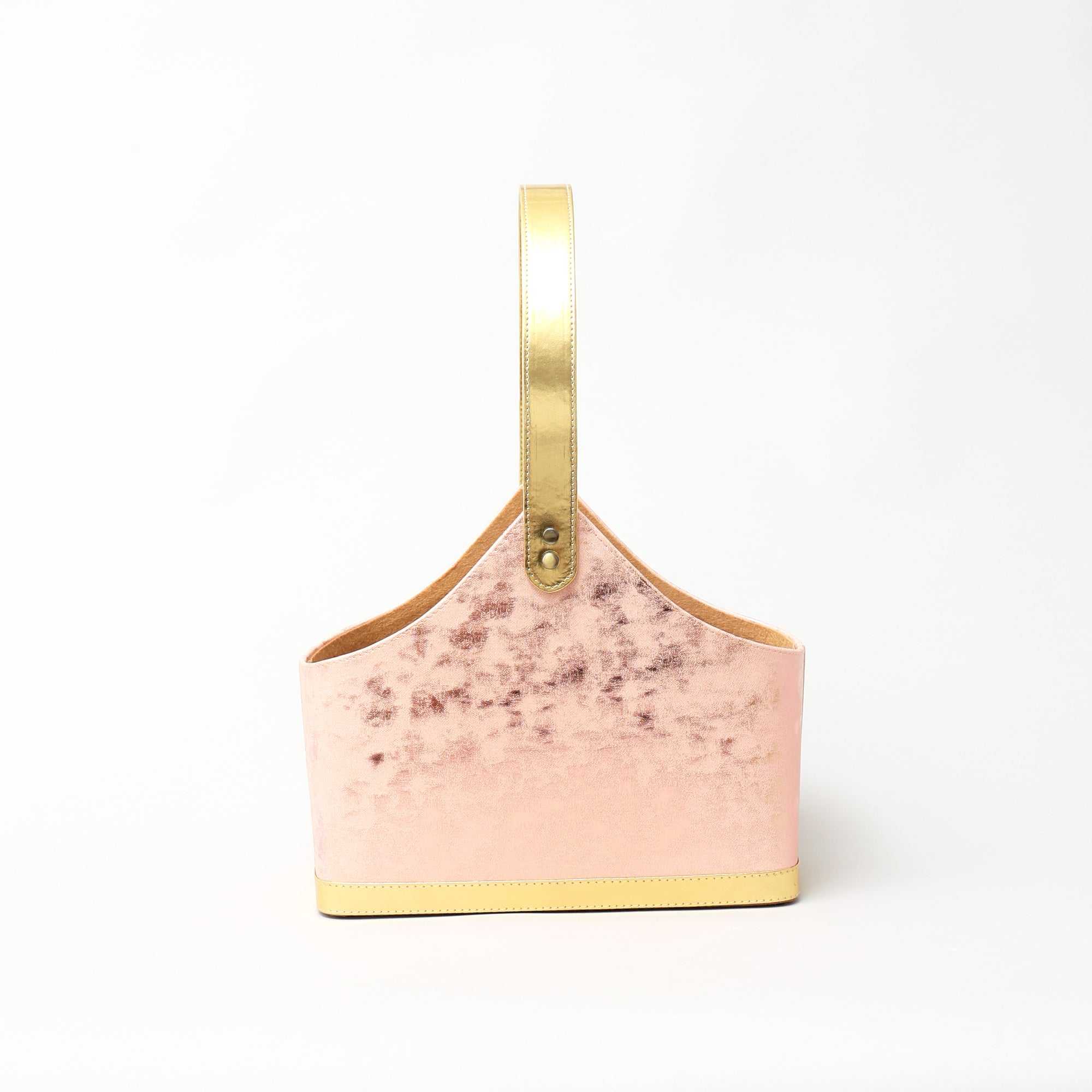 Gradient Pink Moon Cut Basket for Trendy & Elegant Gift Hampers