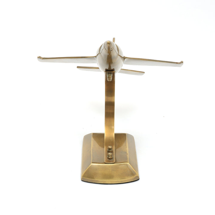 Decorative Aluminium Fighter Jet Elegant Nickle Accent Piece