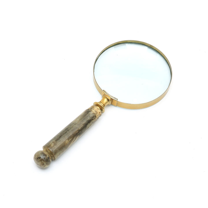 Decorative Stone Magnifier Elegant NICKEL Accent Piece