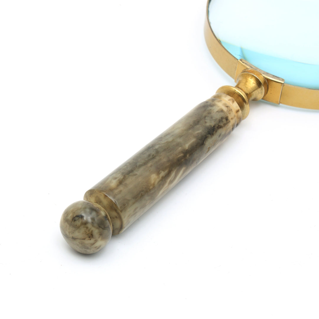 Decorative Stone Magnifier Elegant NICKEL Accent Piece