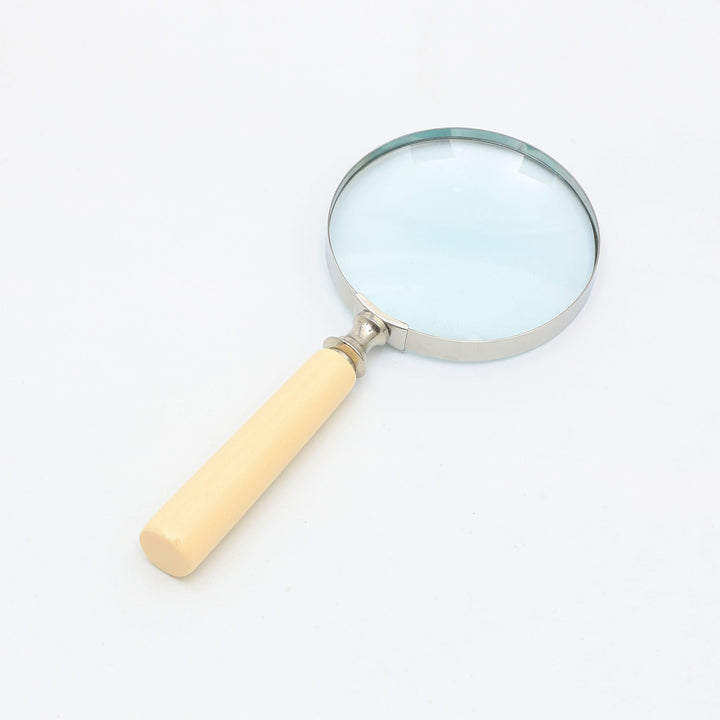Decorative Stone Magnifier Elegant White Accent Piece