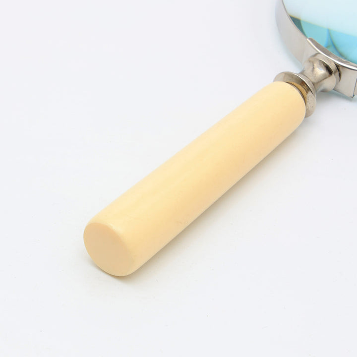 Decorative Stone Magnifier Elegant White Accent Piece