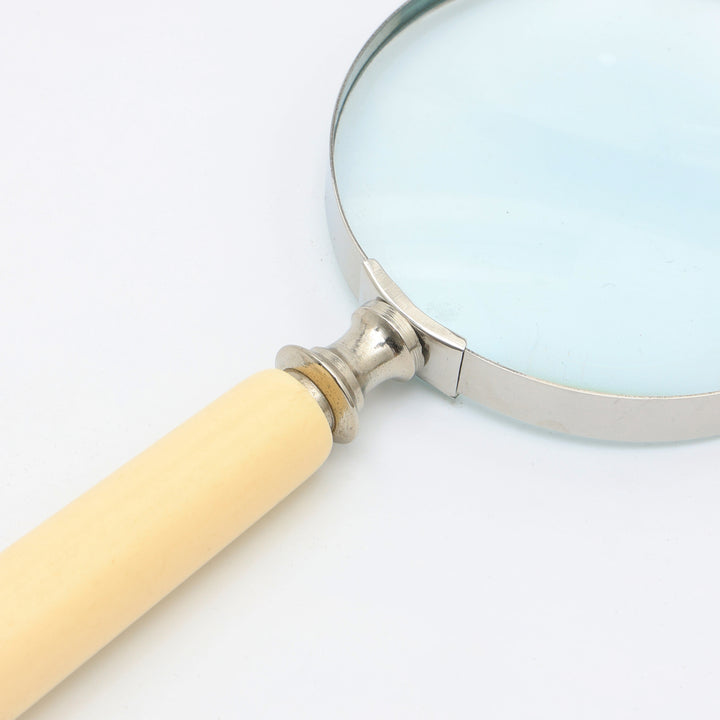 Decorative Stone Magnifier Elegant White Accent Piece